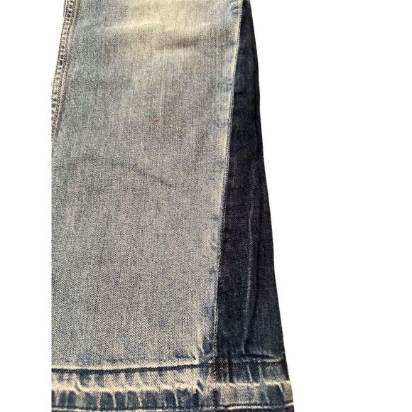 Hudson Faye Hrm Women's Wide-Leg Distressed Jeans Medium Blue Size M - Picture 2 of 15